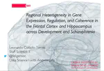 Regional heterogeneity in gene expression, regulation and coherence in hippocampus and dorsolateral prefrontal cortex across development and in schizophrenia