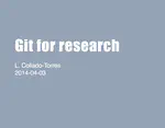 Git for research
