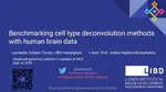 Benchmarking cell type deconvolution methods with human brain data